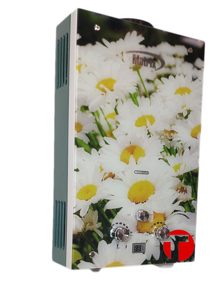 Газовая колонка Matrix JSD 10L LCD ромашки