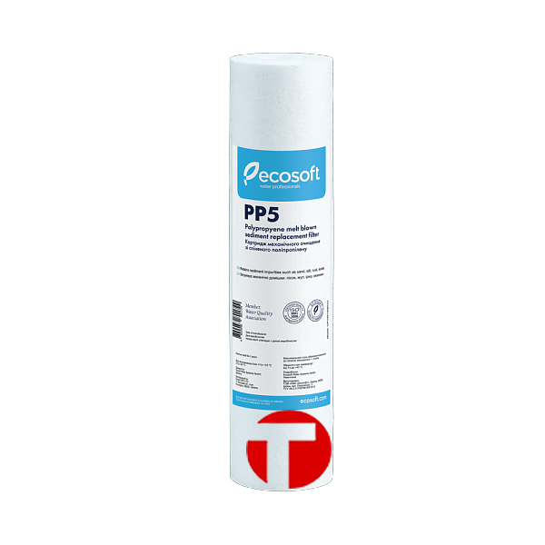 Картридж Ecosoft 2,5х10- 5мкм, из вспененного полипропилена.  (CPV25105ECO)