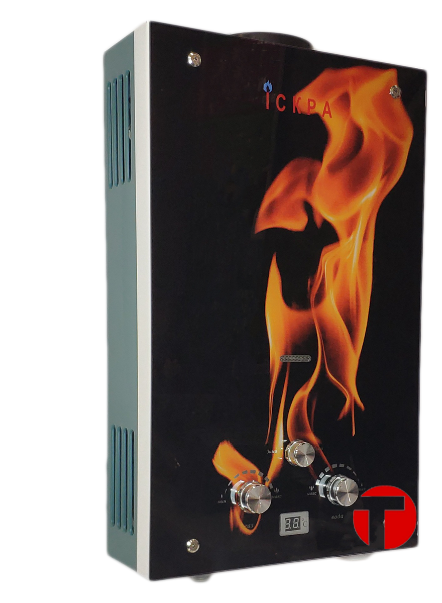 Колонка газовая Искра JSD 10L LCD огонь