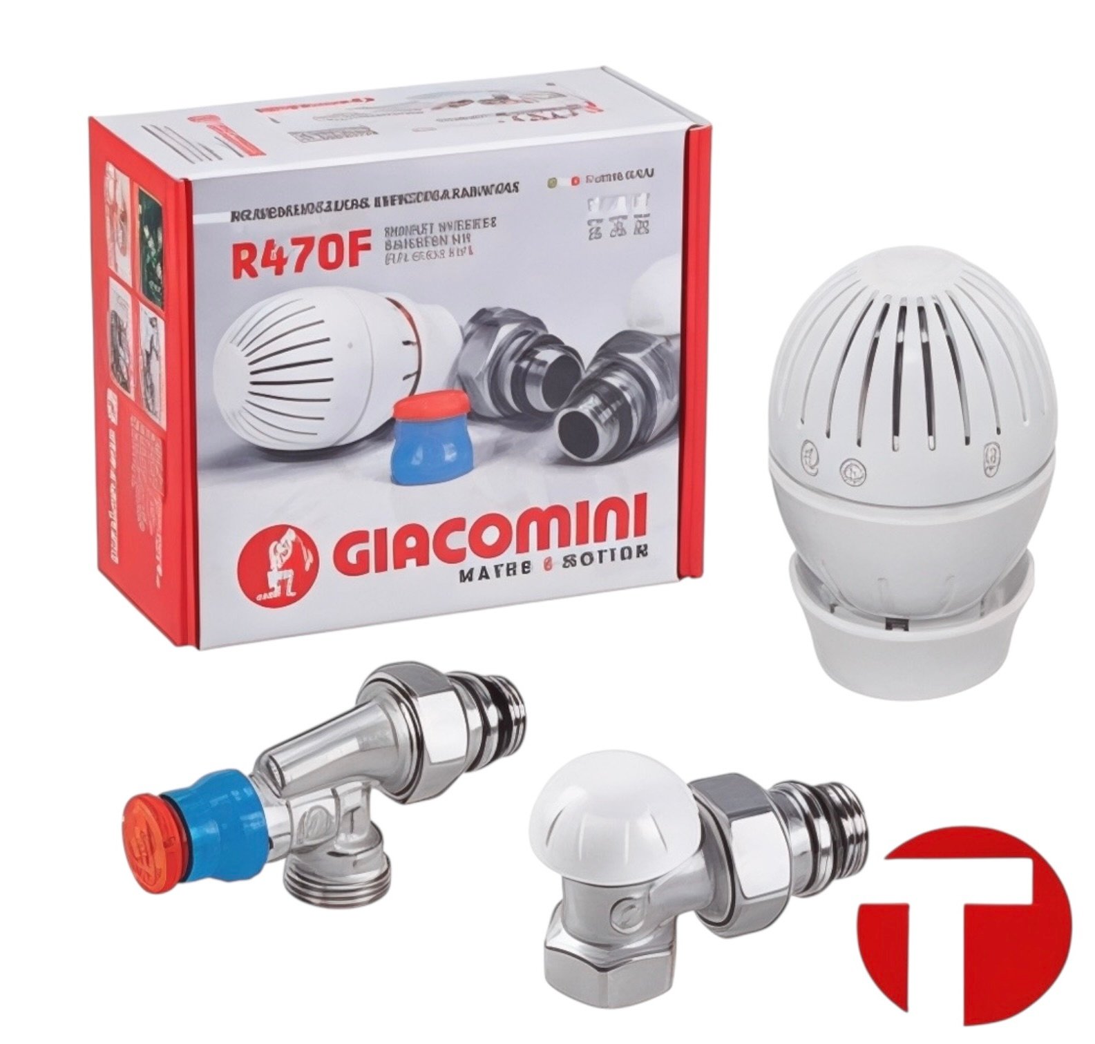Комплект  угловой осевой Giacomini 1х2 16