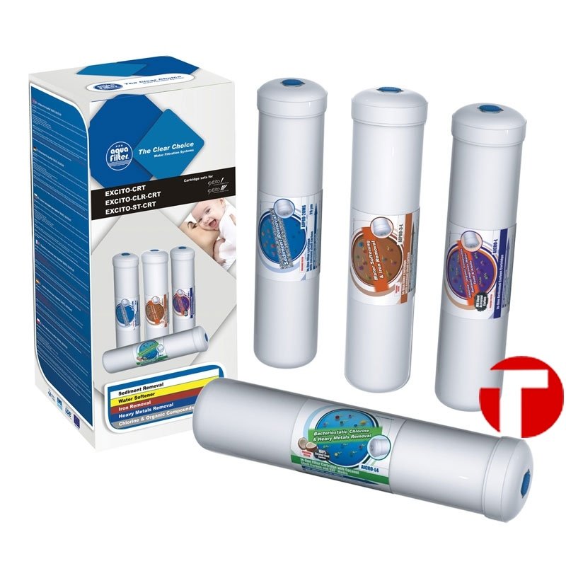 Комплект четырёх картриджей Aquafilter EXCITO-B-CLR-CRT.