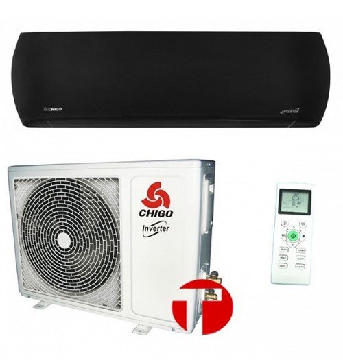 Кондиционер CHIGO CS-25V3A-YA188 ODYSSEY BLACK 188 WiFi INVERTER - 15 С.