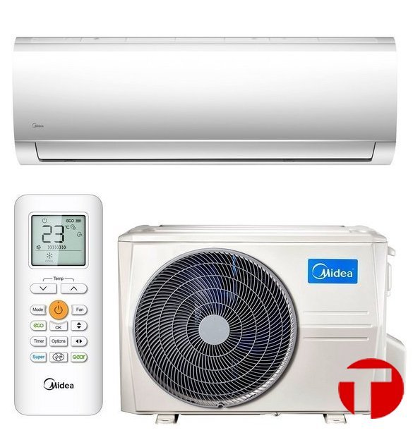 Кондиционер Midea BlANC DC (2020) Inverter. MA-09 N8DOI-I-MA-09 N8DO-O.