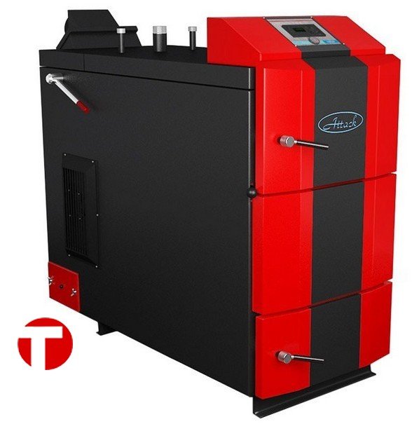 Котел пиролизный Attack DPX 100 Profi. Сталь 6мм.