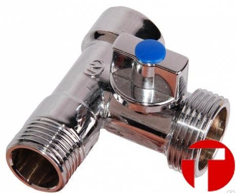 Кран проходной FADO NEW 1х2-3х4-1х2  Италия