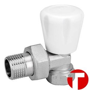 Кран радиаторный угловой Giacomini R705X013 -1х2.
