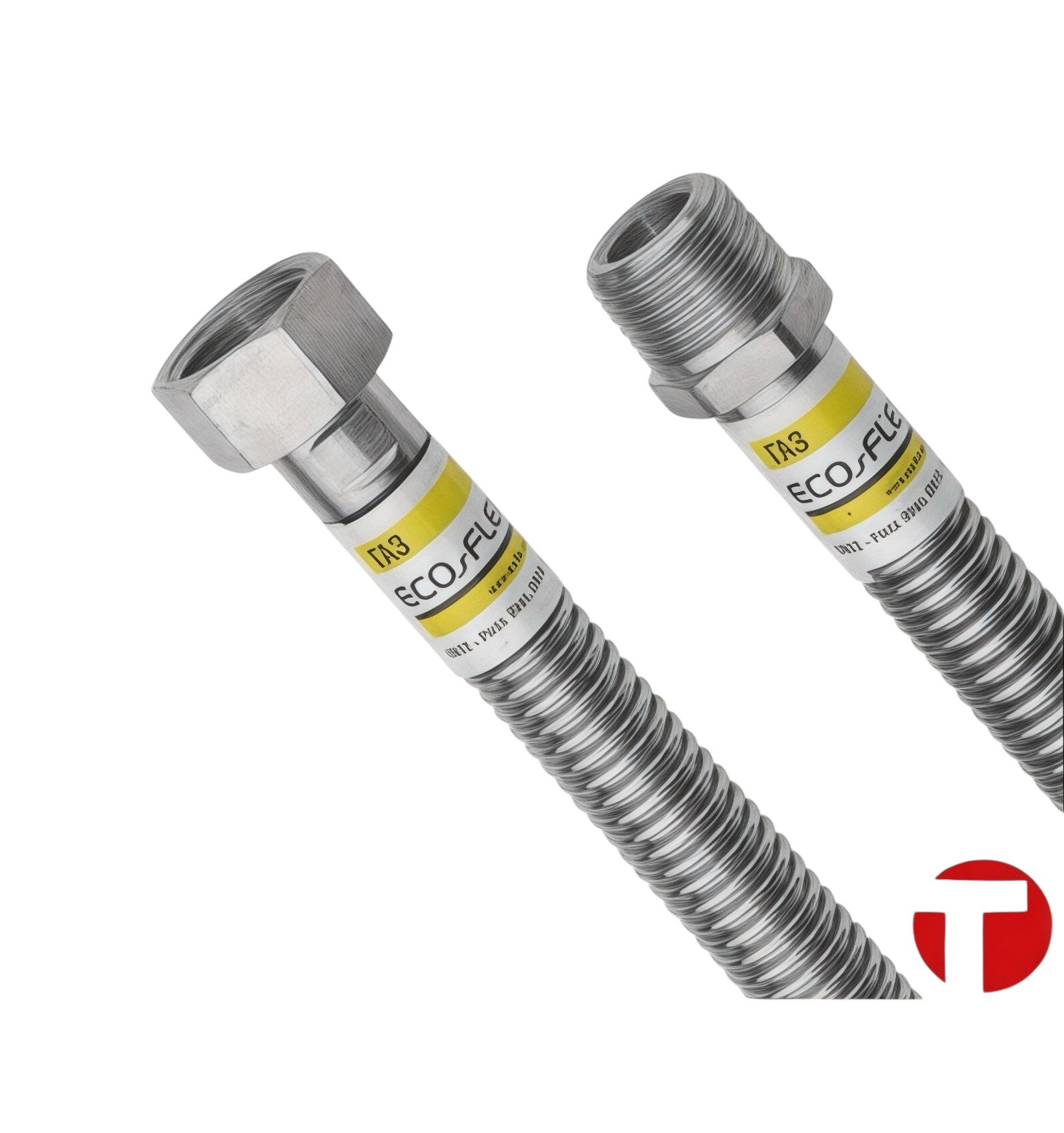 Шланг для газа Eco Flex 1х2 Н 3х4 В 80 см